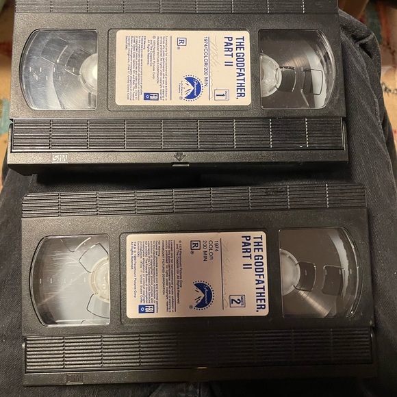 Vintage The Godfather Part 2 1974 Francis Ford Coppola VHS Video Cassette - Picture 3 of 4